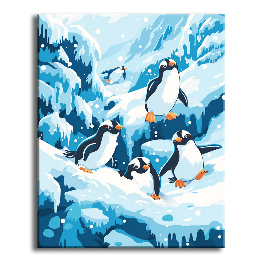 Arctic Antics - Paint by Numbers Kit