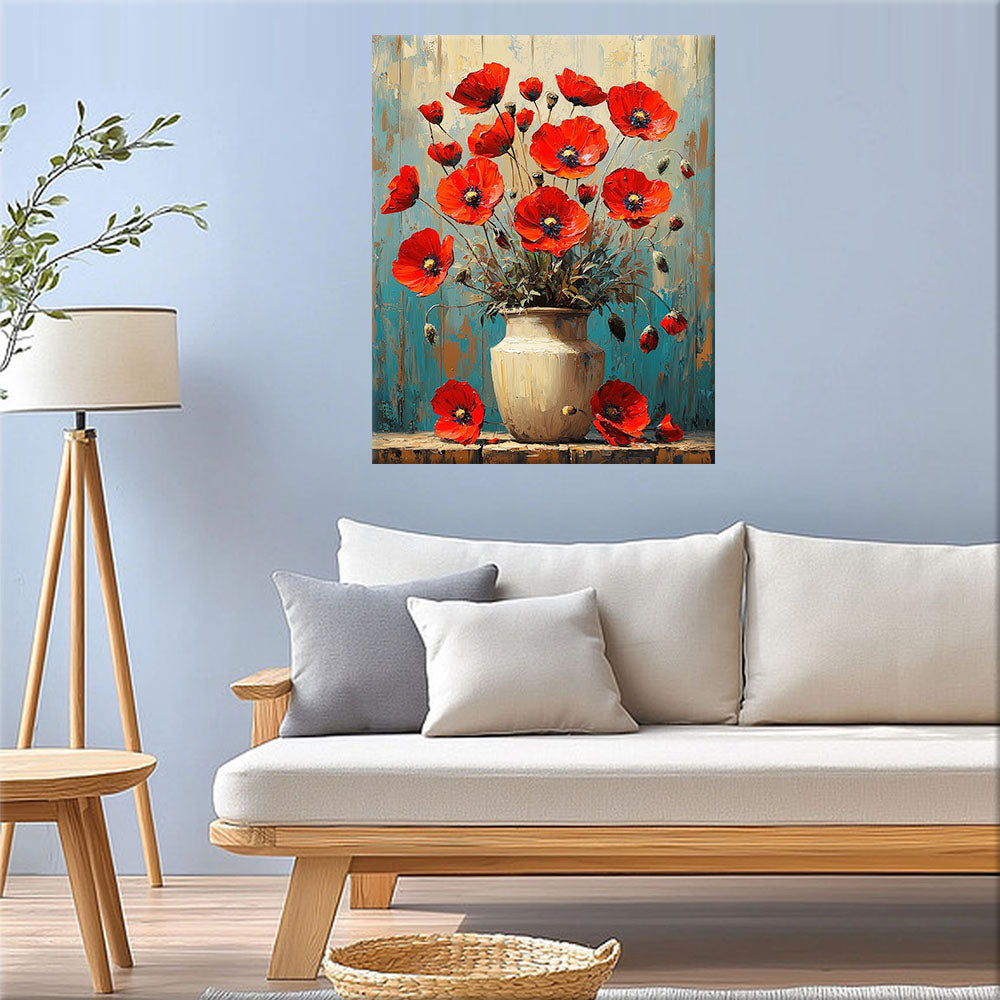 Floral Splendor - Paint by Numbers