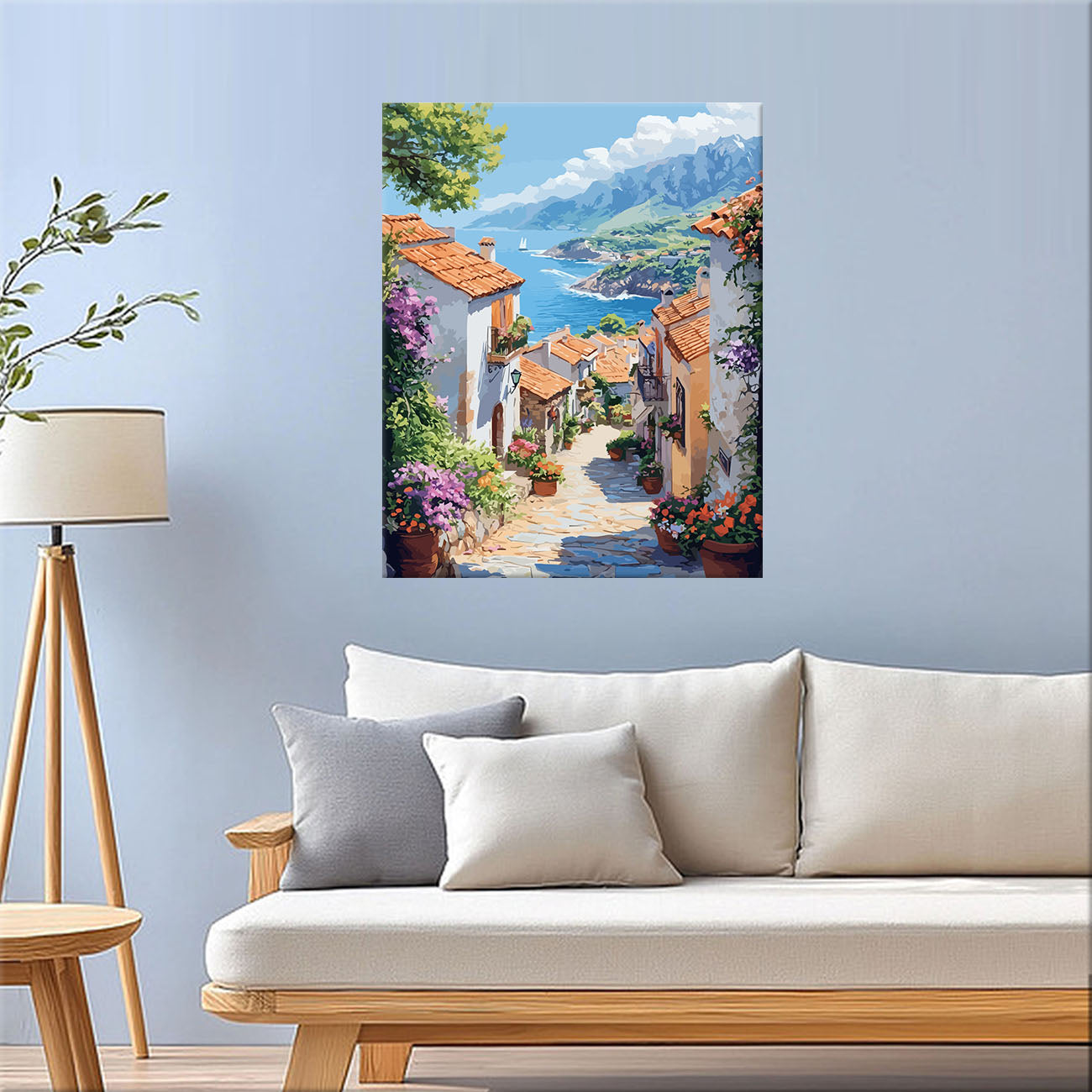 Mediterranean Beauty Colors - Paint by Numbers