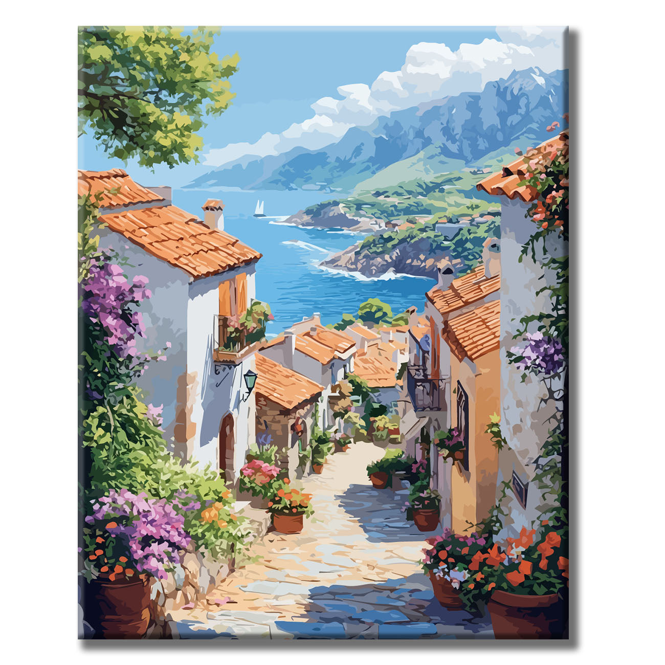 Mediterranean Beauty Colors - Paint by Numbers