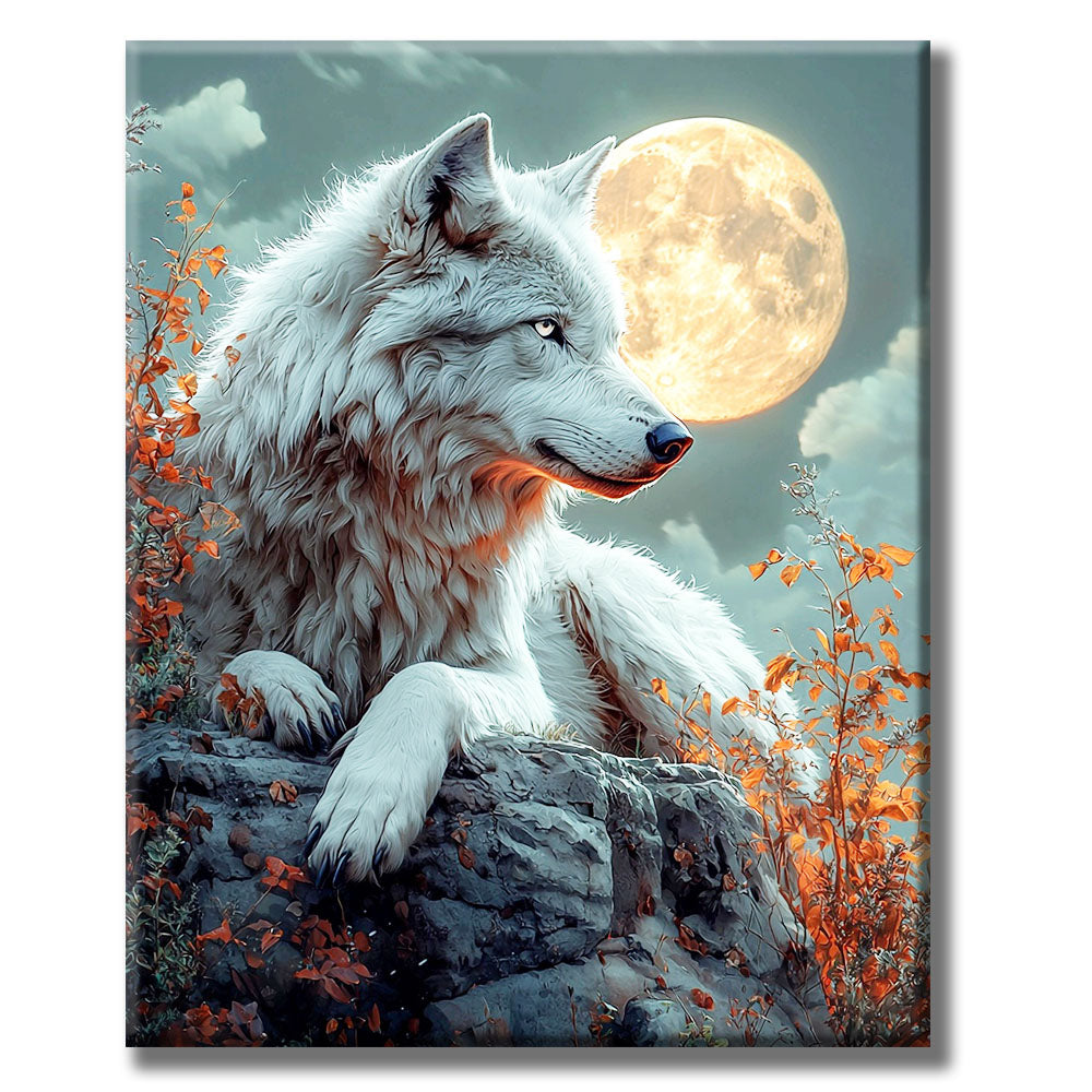 The Silence of the Moon - Paint by Numbers