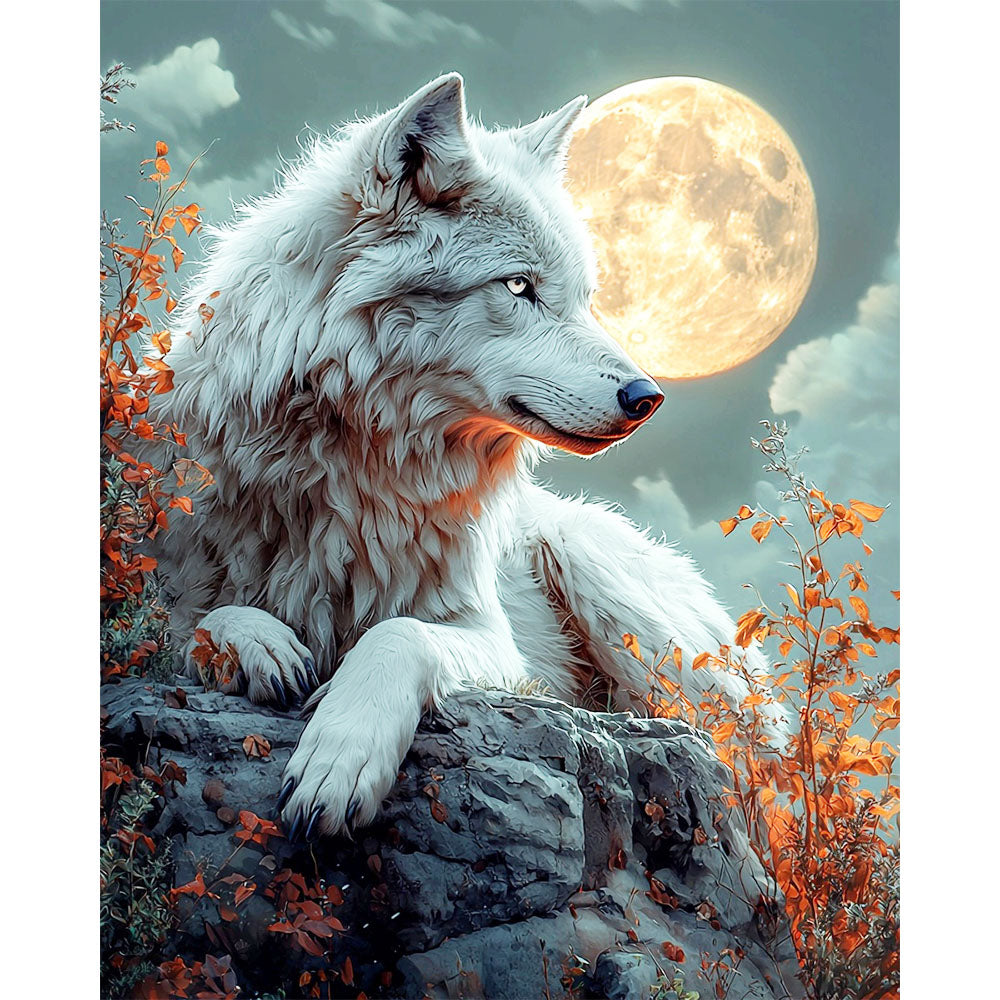 The Silence of the Moon - Paint by Numbers