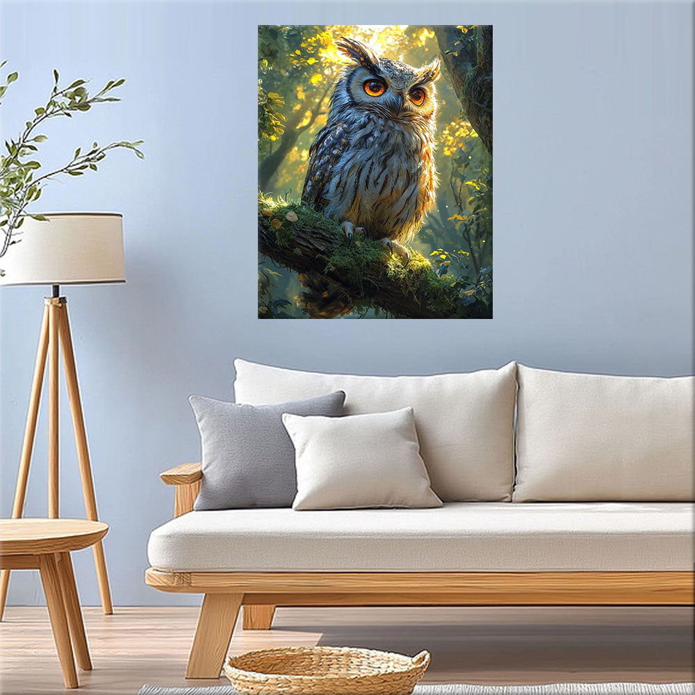 Owl Gathering - Paint by Numbers