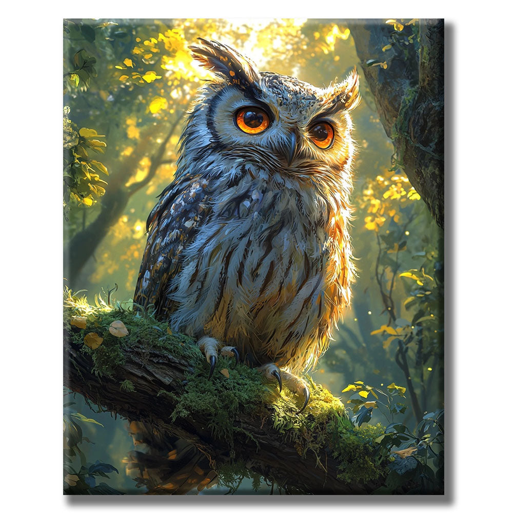 Owl Gathering - Paint by Numbers