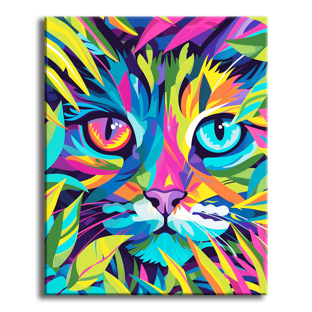 Fauvist Feline - Paint by Numbers Kit