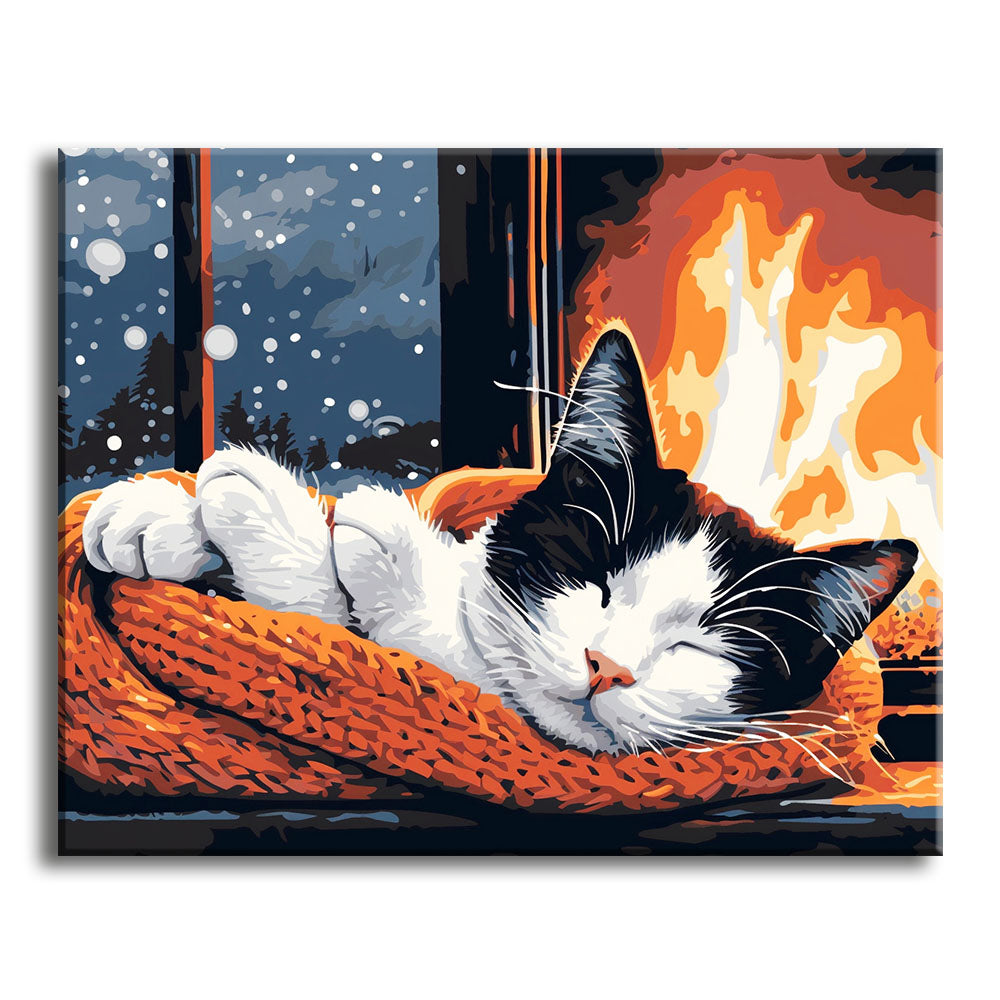 Fireside Dream - Paint by Numbers Kit