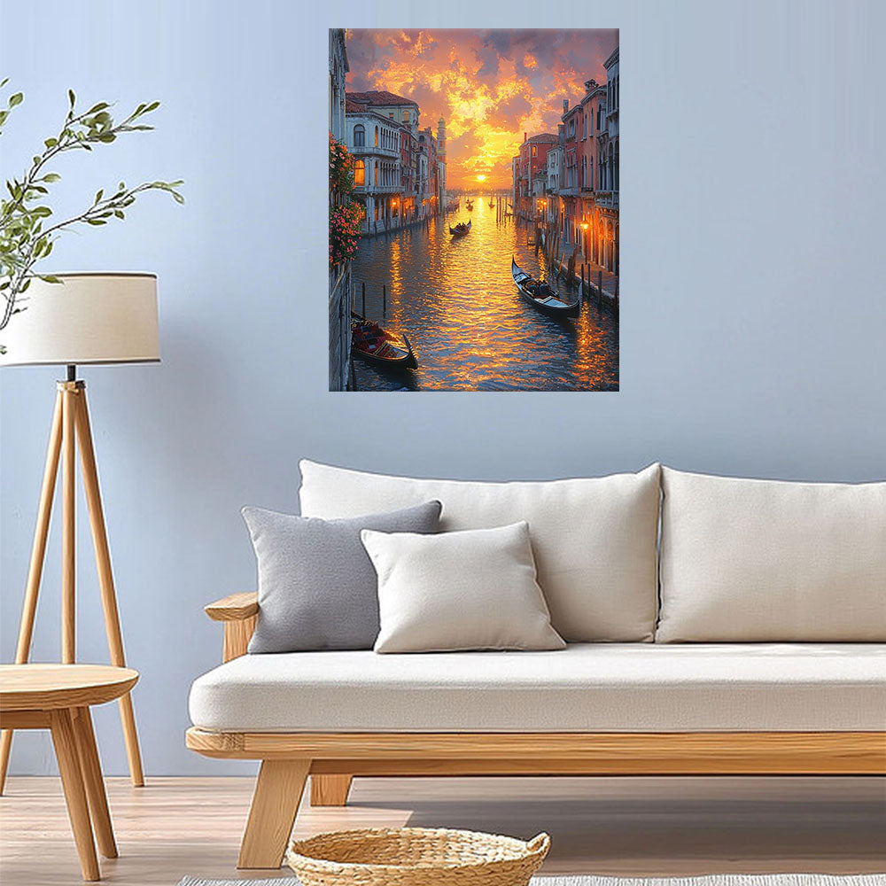 Golden Evening - Paint by Numbers
