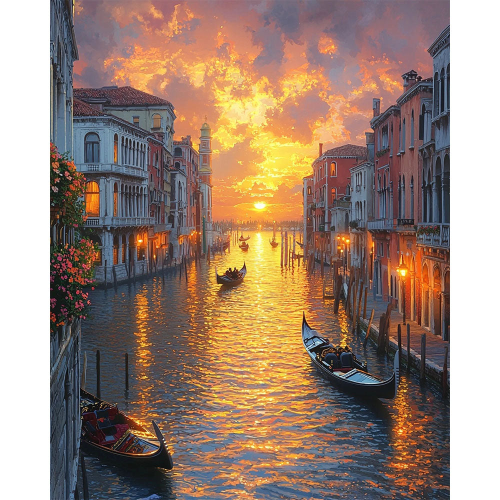 Golden Evening - Paint by Numbers