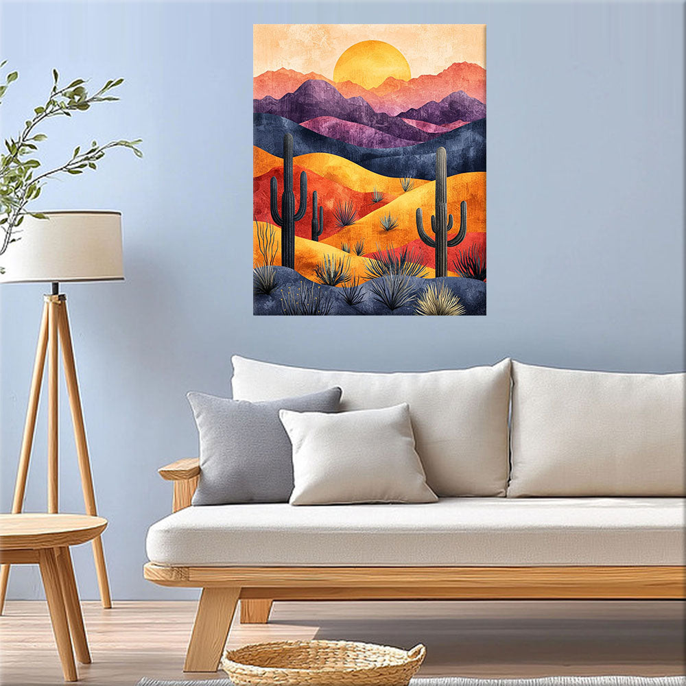 Glowing Dune Sea - Paint by Numbers