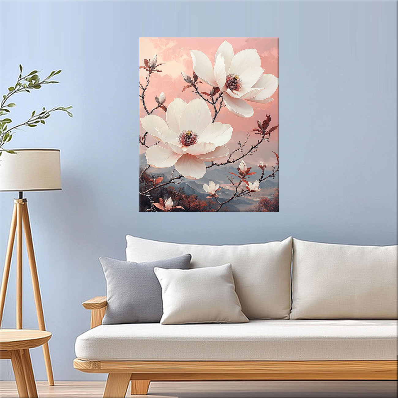 White Beauty Orchid - Paint by Numbers