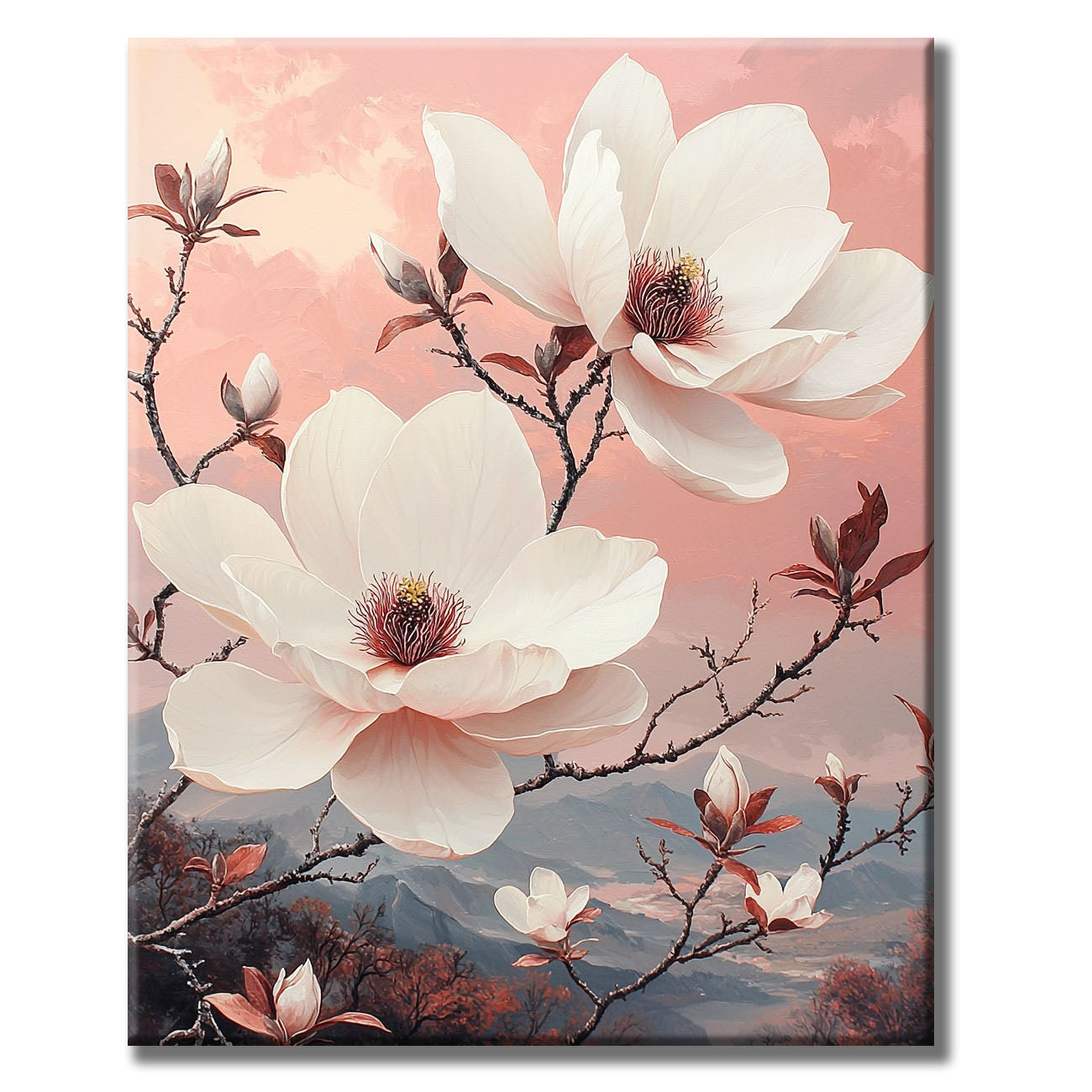 White Beauty Orchid - Paint by Numbers