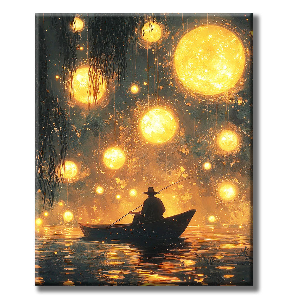 Moon Fisherman - Paint by Numbers