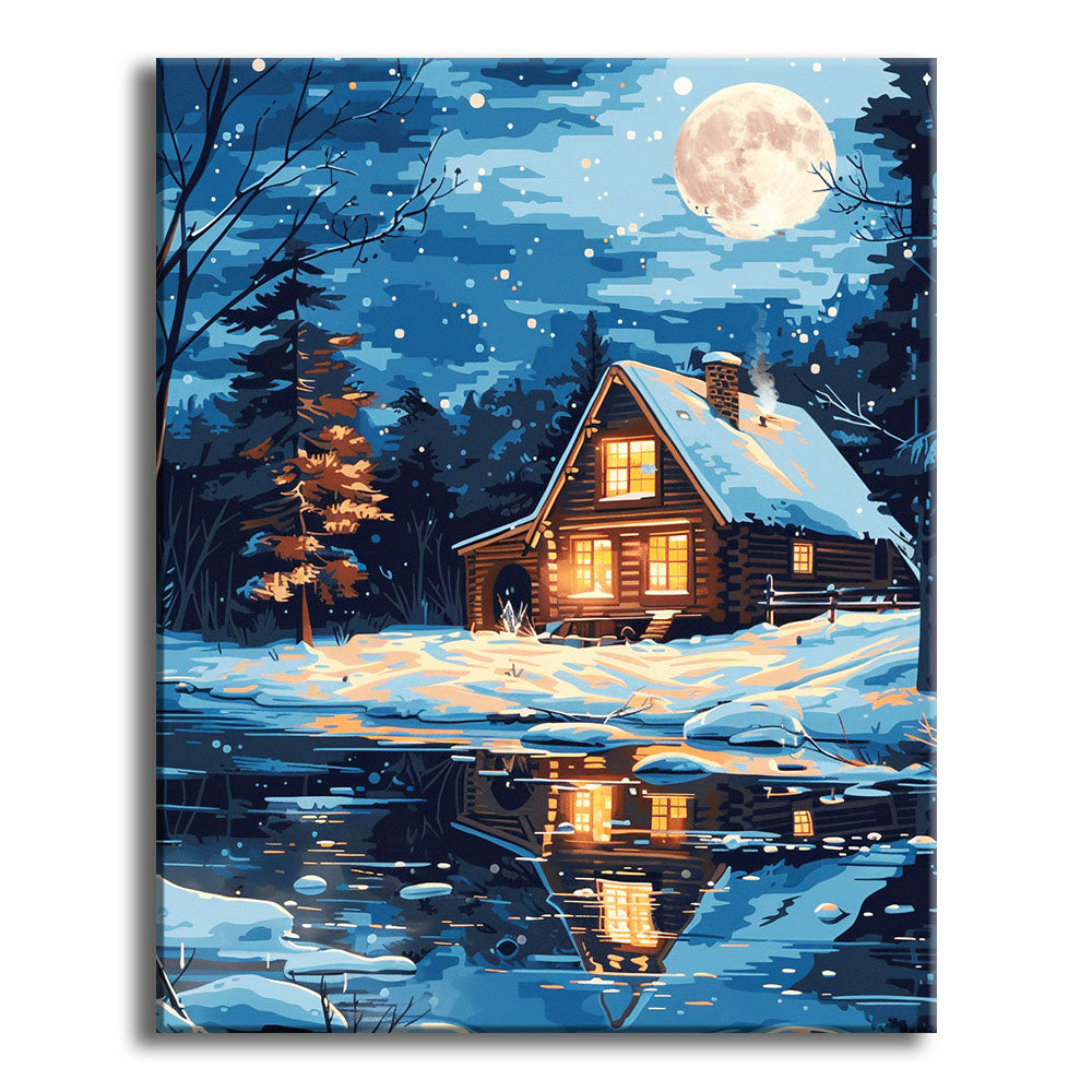 Moonlit Haven - Paint by Numbers Kit