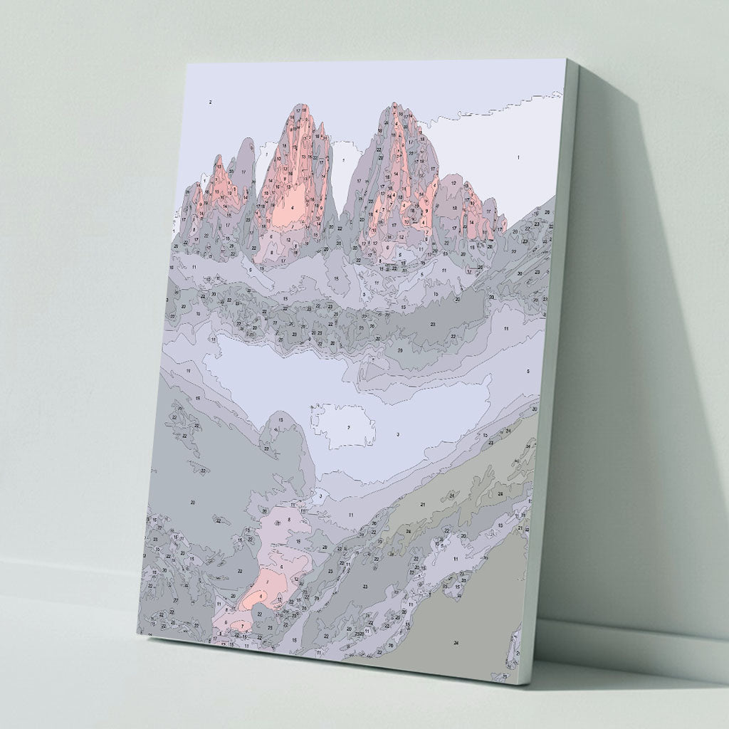 Rolling Hills of Twilight - Paint by Numbers