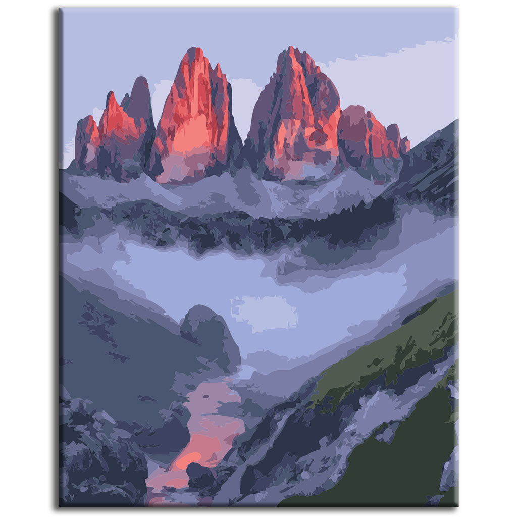 Rolling Hills of Twilight - Paint by Numbers
