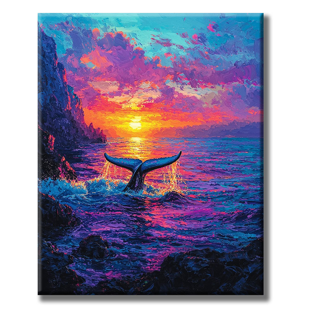 Sunset Fin - Paint by Numbers
