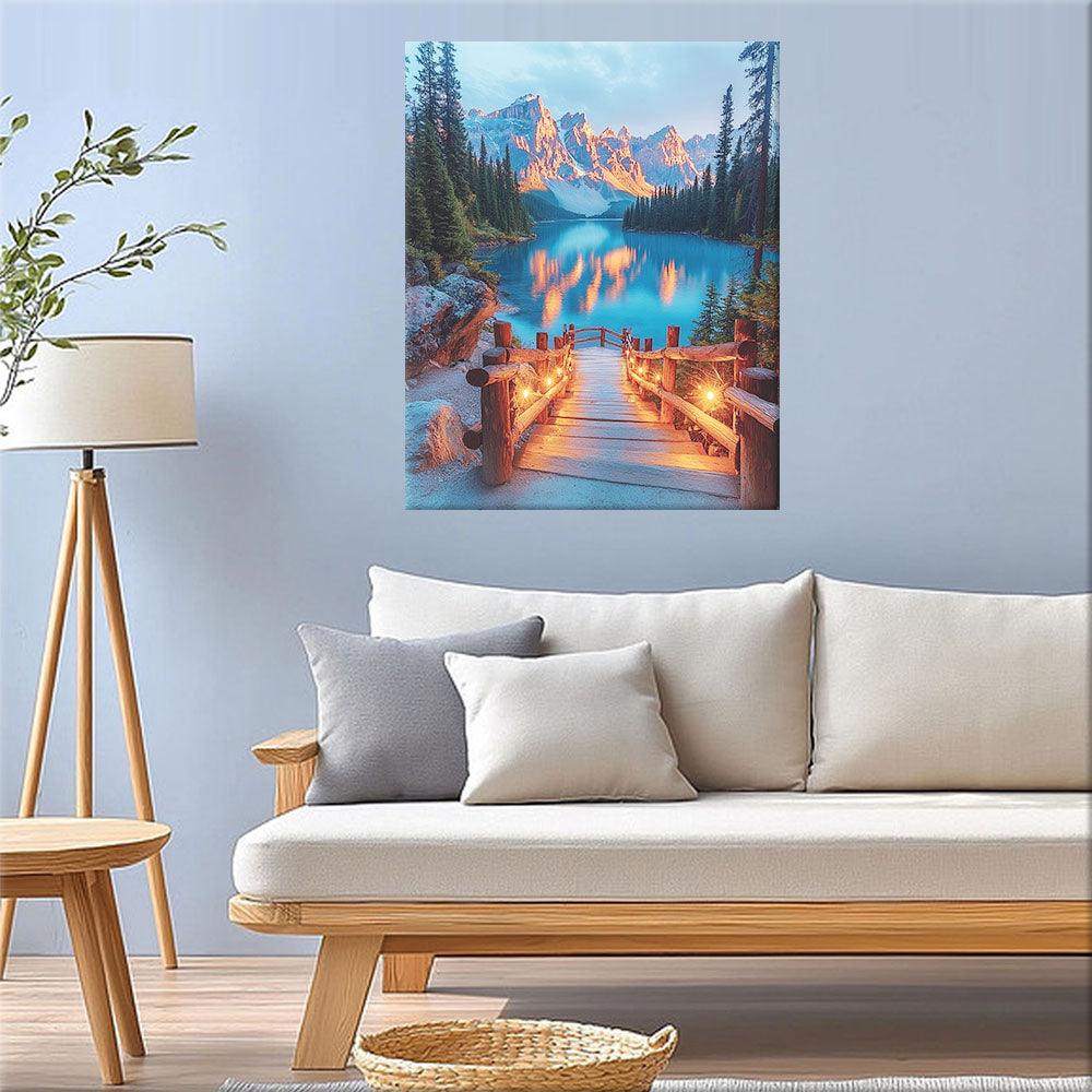 Mirror of the Sky Paint by Numbers