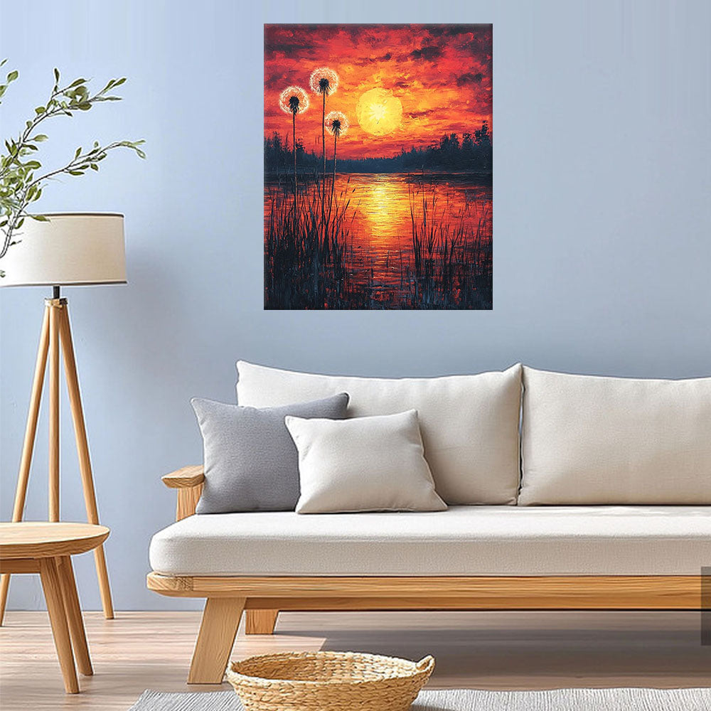 Dance of the Dandelions - Paint by Numbers
