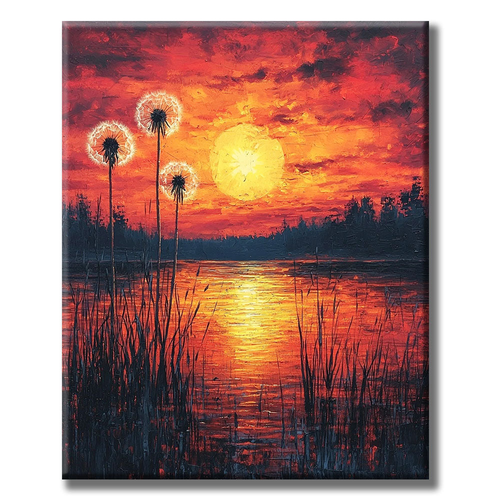Dance of the Dandelions - Paint by Numbers