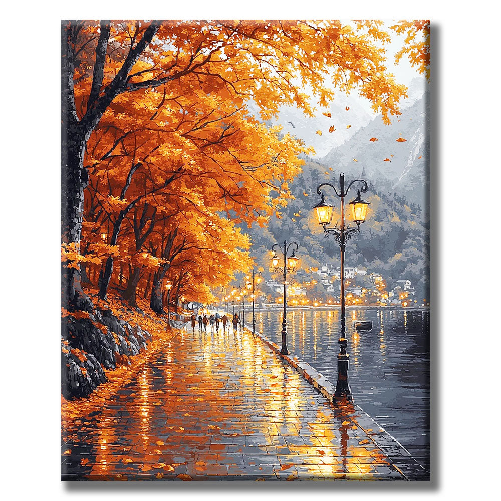 Dancing Leaves - Paint by Numbers