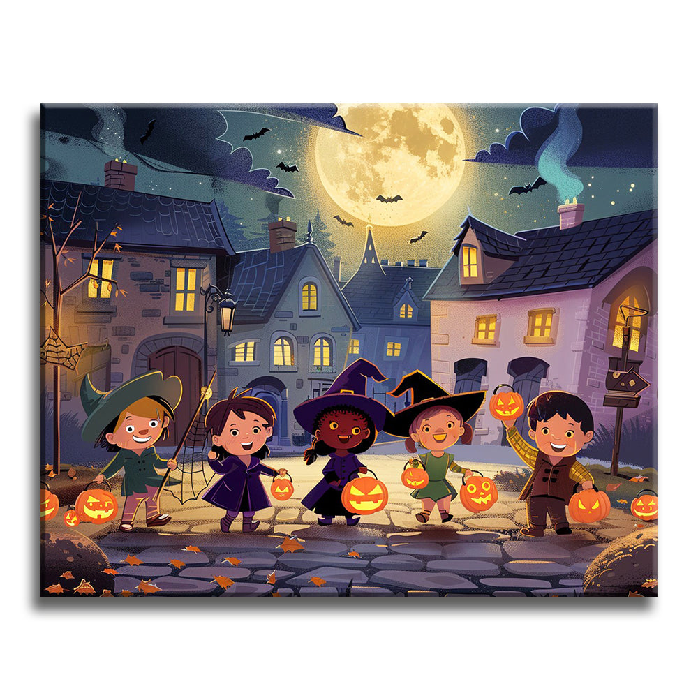 Trick-or-Treat Magic – Paint by Numbers Kit