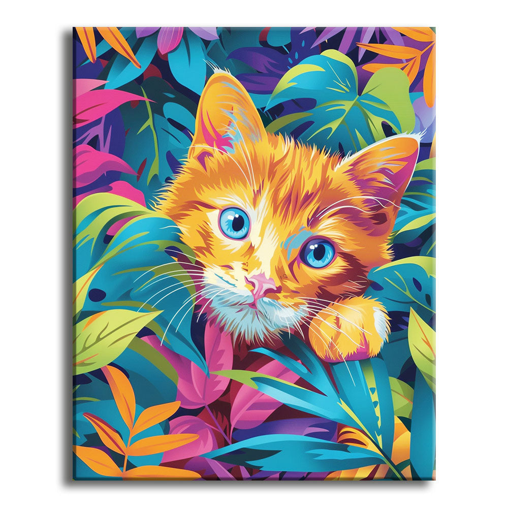 Tropic Tabby - Paint by Numbers Kit