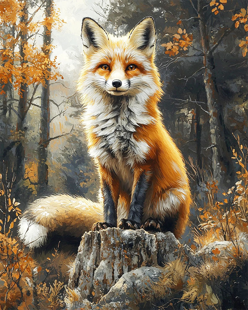 Forest Fox - Paint by Numbers