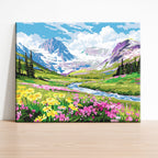 Alpine Bloom - Paint by Numbers Kit