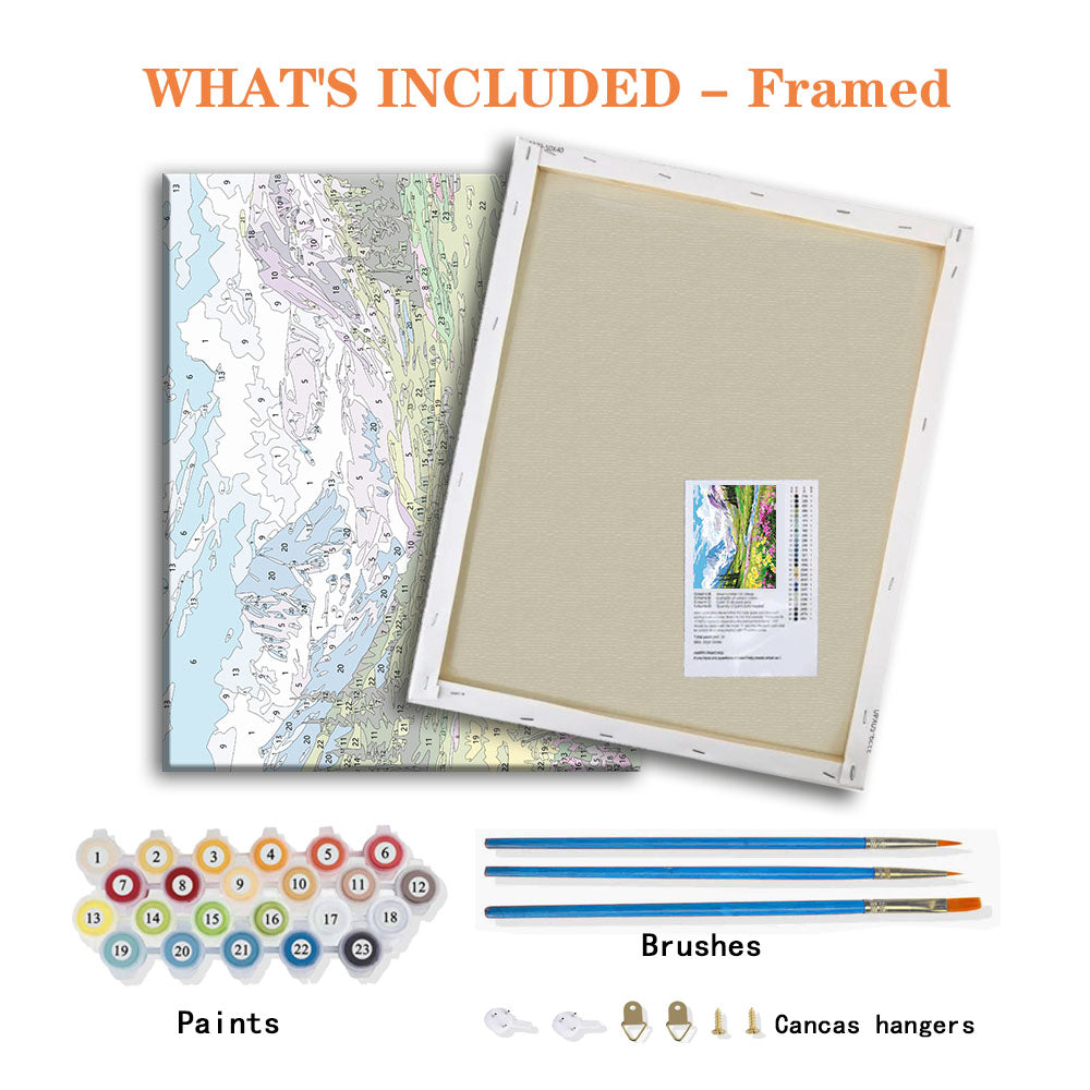 Alpine Bloom - Paint by Numbers Kit