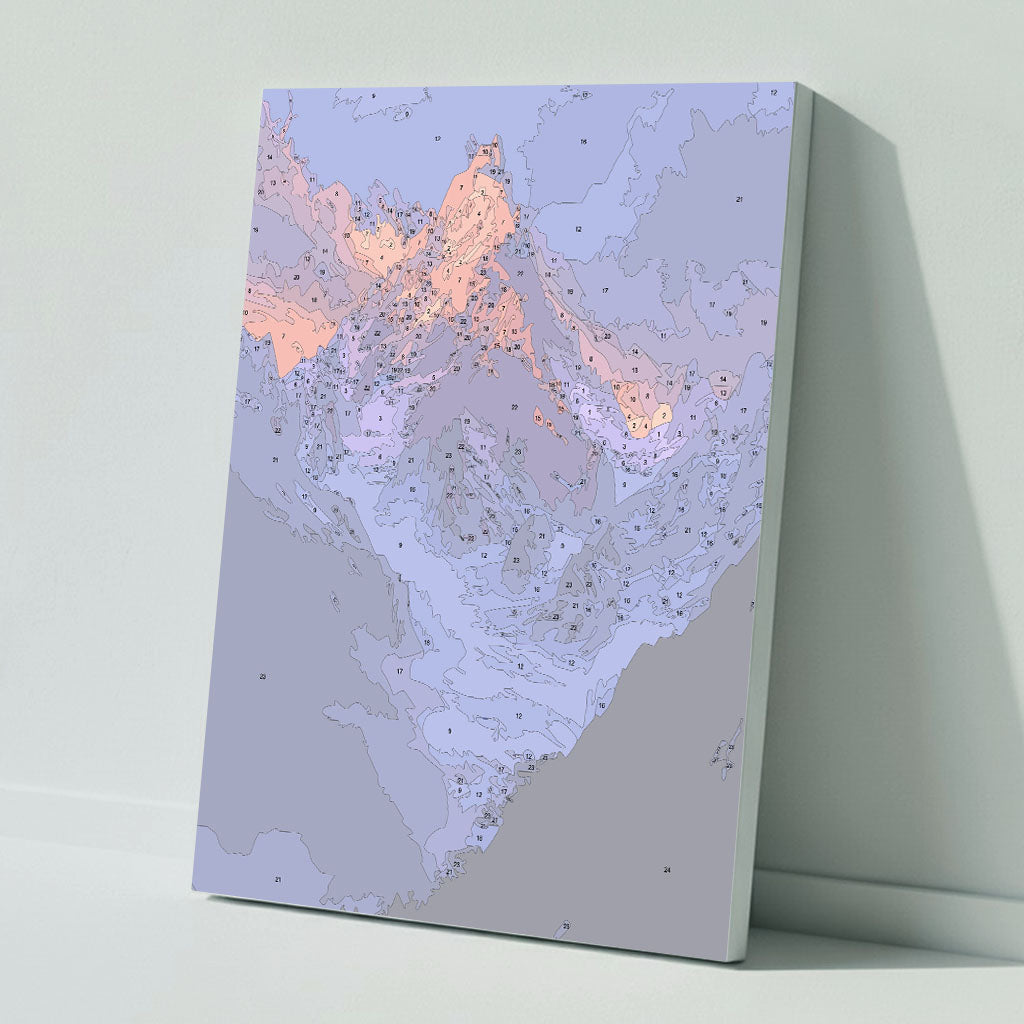Alpine Fire Sky - Paint by Numbers