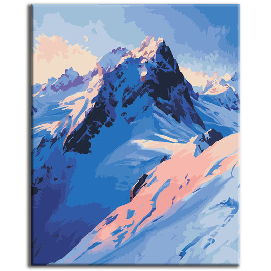 Alpine Sunrise - Paint by Numbers