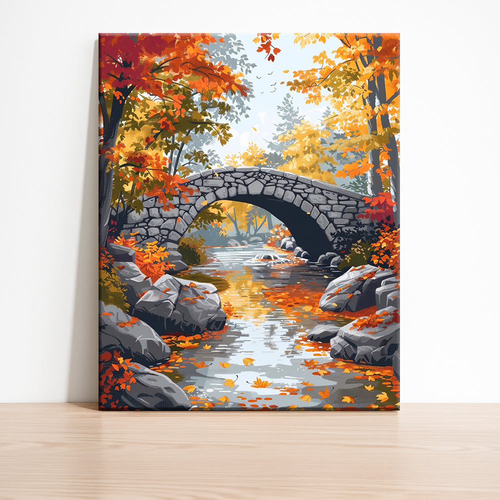 Autumn Bridge Serenity