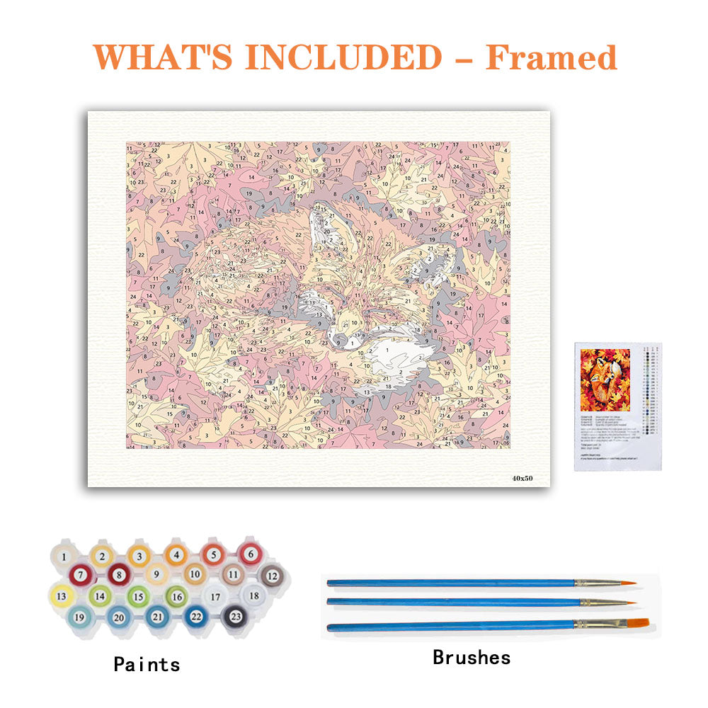 Autumn Slumber - Paint by Numbers Kit