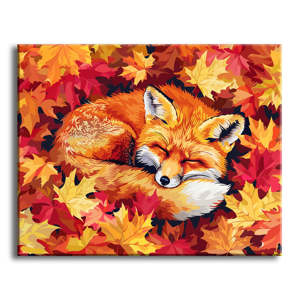 Autumn Slumber - Paint by Numbers Kit