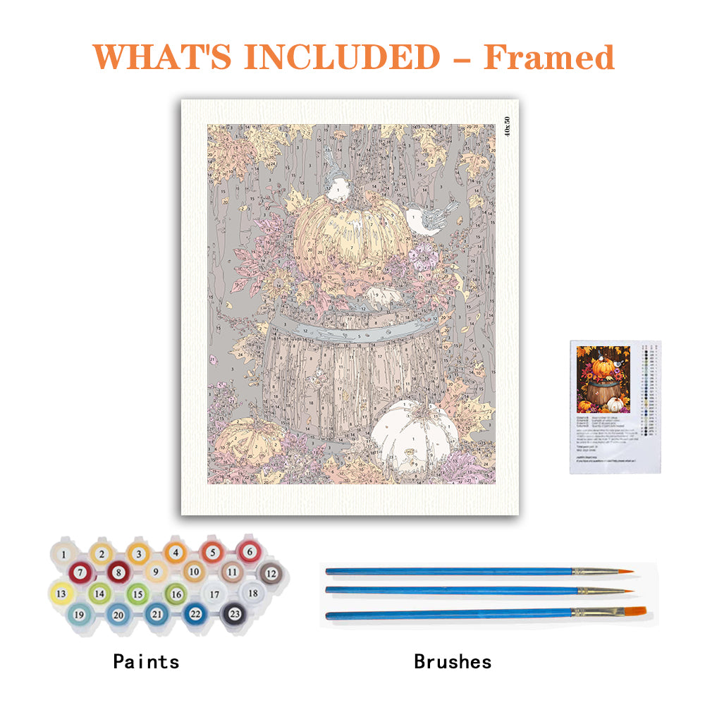 Autumn's Gentle Bounty – Paint by Numbers Kit