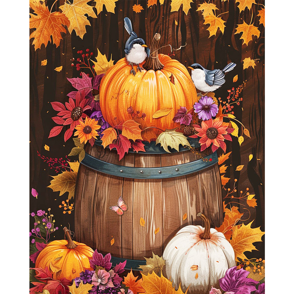Autumn's Gentle Bounty – Paint by Numbers Kit