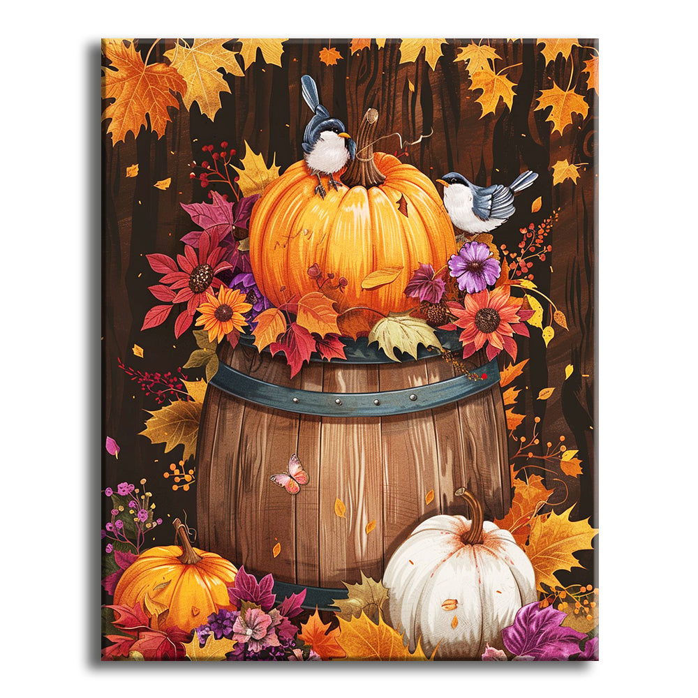 Autumn's Gentle Bounty – Paint by Numbers Kit