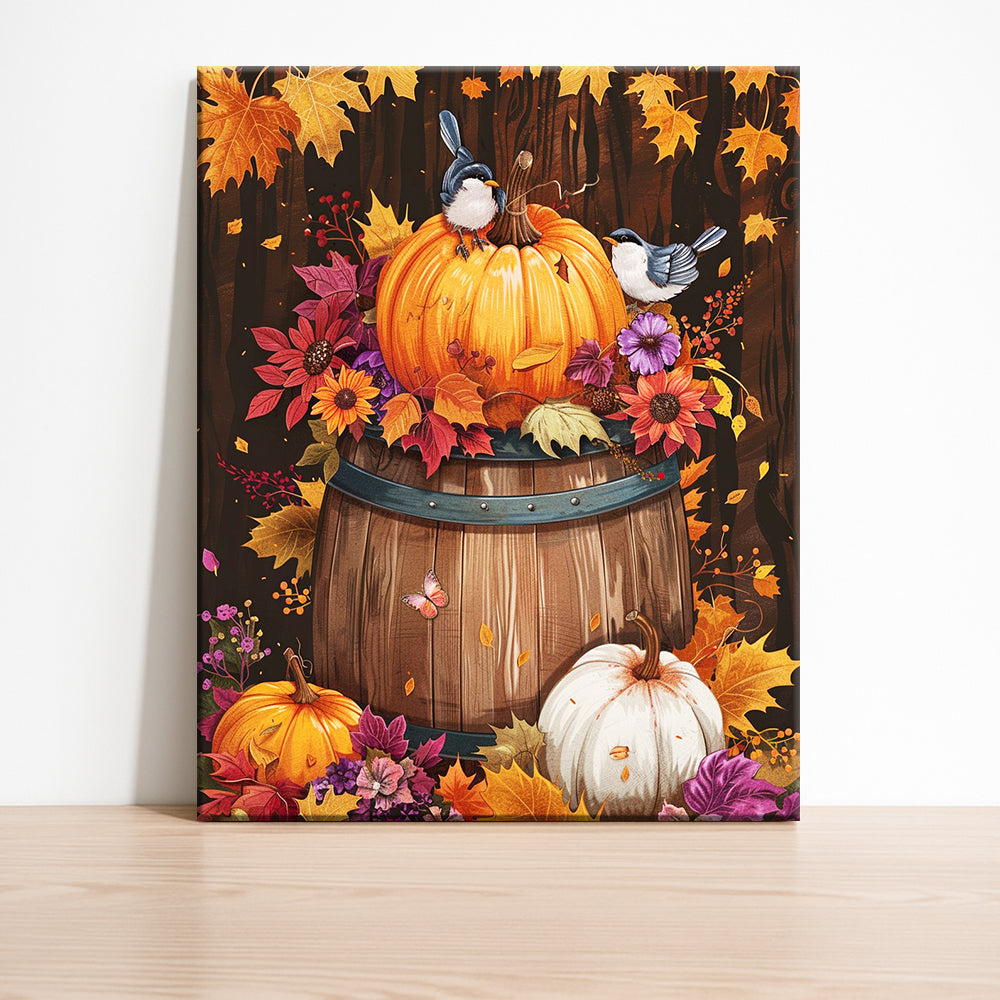 Autumn's Gentle Bounty – Paint by Numbers Kit