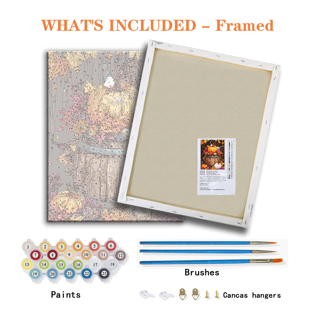 Autumn's Gentle Bounty – Paint by Numbers Kit