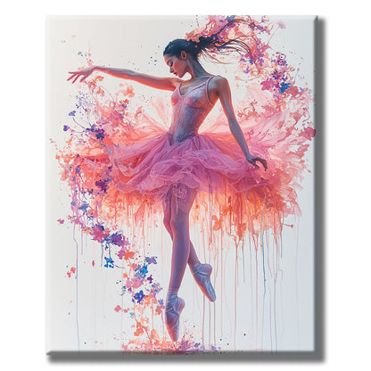 Ballerina in Flowers - Paint by Numbers