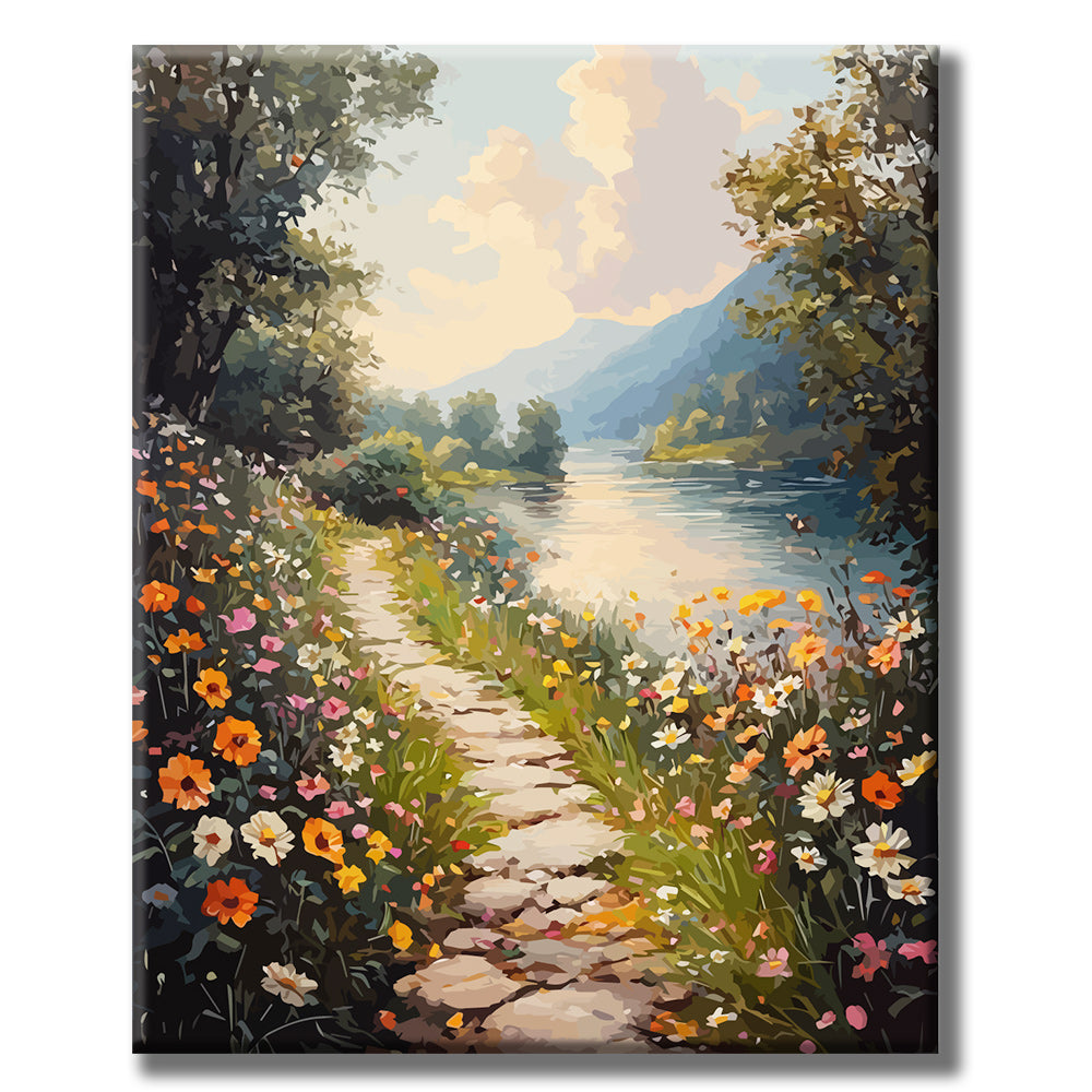 Mountain Panorama - Paint by Numbers