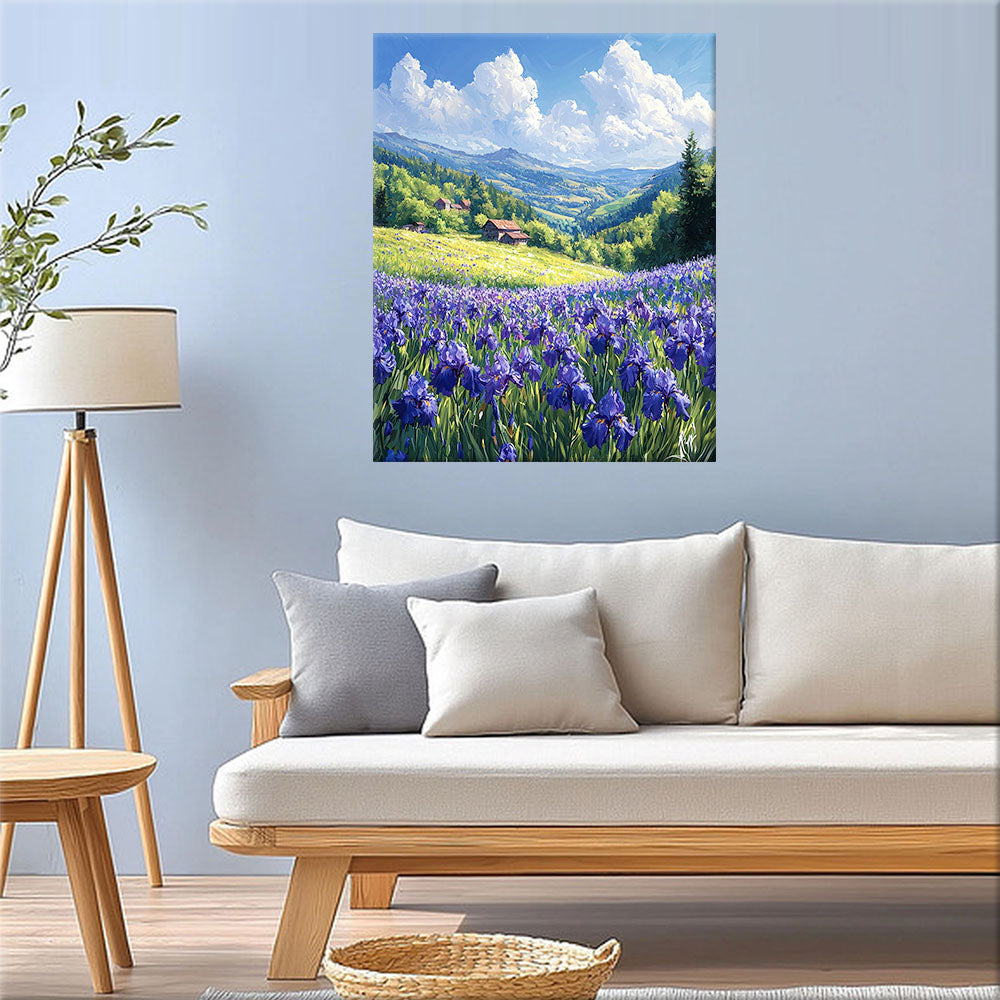 Flower Field - Paint by Numbers