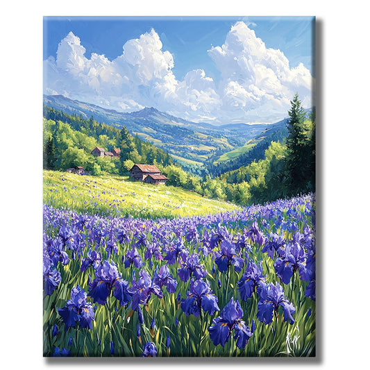 Flower Field - Paint by Numbers
