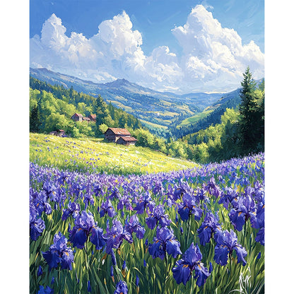 Flower Field - Paint by Numbers