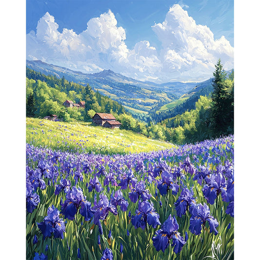 Flower Field - Paint by Numbers