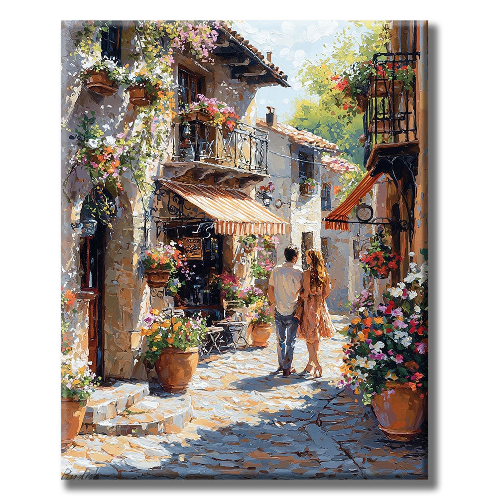 Flower Alley - Paint by Numbers