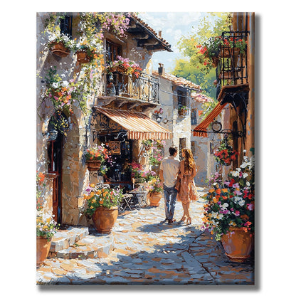 Flower Alley - Paint by Numbers