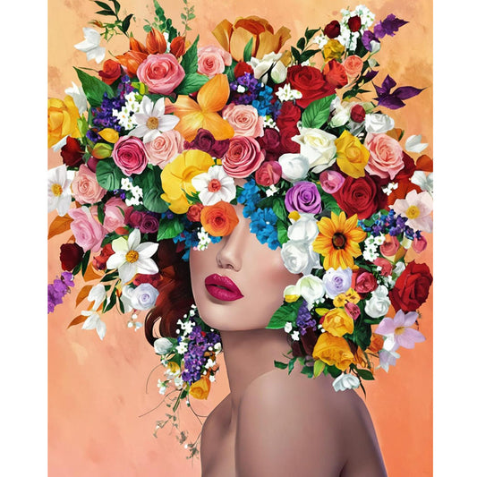 Flower Wreath - Beauty - Paint by Numbers