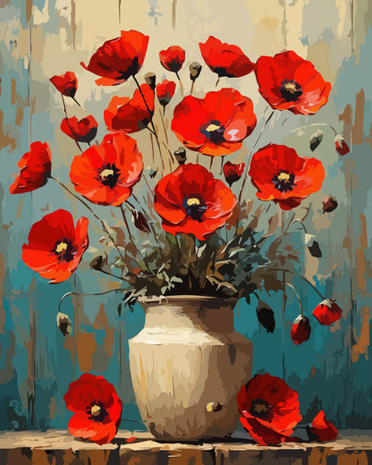 Floral Splendor - Paint by Numbers