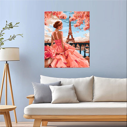 Blossom Storm Elegance - Paint by Numbers